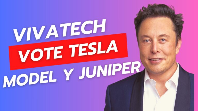 Vivatech, Vote chez Tesla et Tesla Model Y Juniper