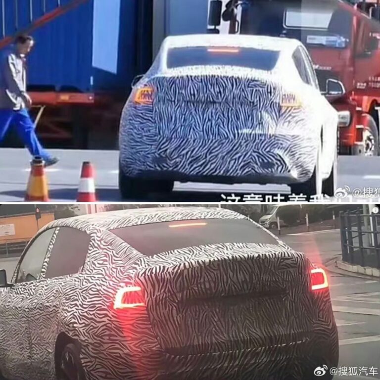 Le prototype de la Tesla Model Y « Juniper » aperçu en phase de test en Chine