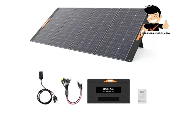 Promotion du panneau solaire pliable 400W Blackview Oscal PM400 : performance et praticité à portée de main