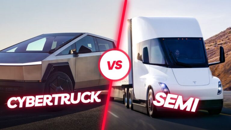 Course d’accélération : Cybertruck contre Tesla Semi à la Gigafactory