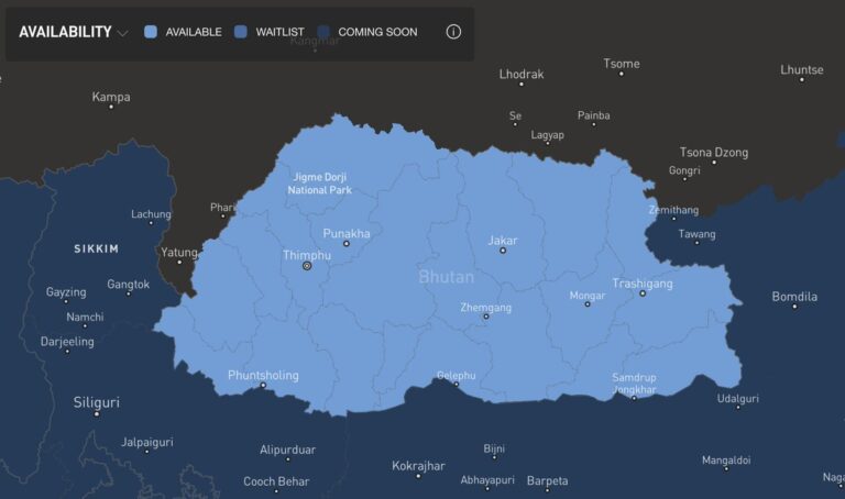 L’arrivée de l’internet à haut débit de Starlink au Bhoutan : Une révolution ?