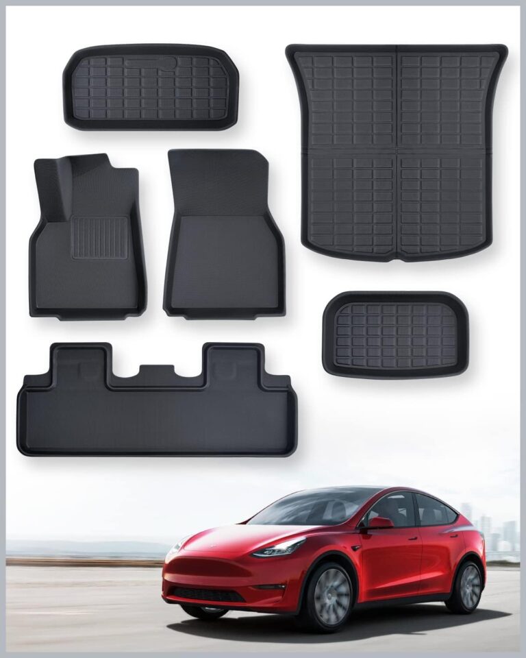 TAPTES Ensemble de 6 tapis de sol toutes saisons pour Tesla Model Y : Un accessoire incontournable