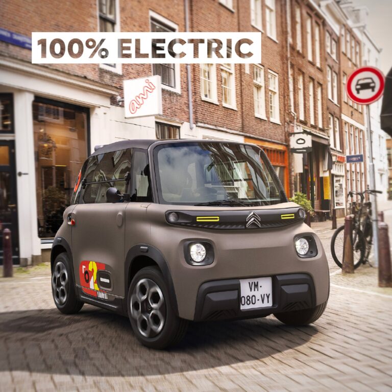 Discover the New AMI PEPS Electric Without License Now Available in Sepia Night