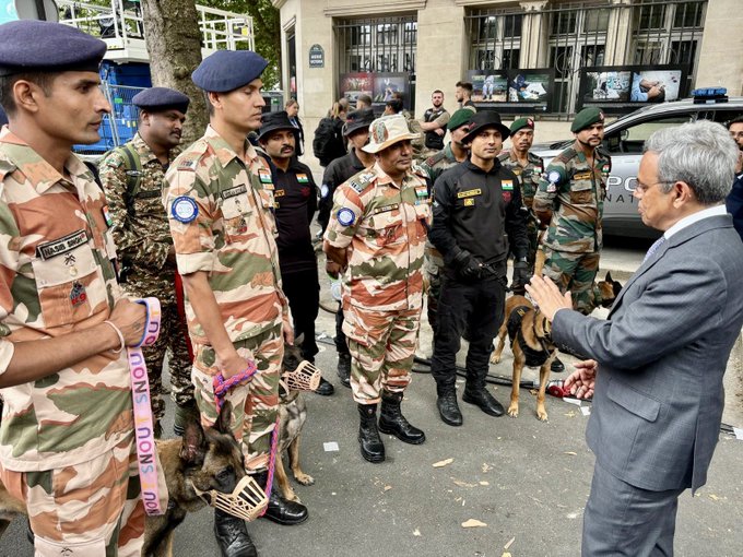 Indian K-9 Unit to Bolster Security Measures for Paris 2024 Olympics