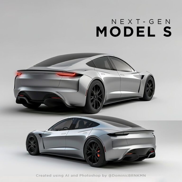 Futuristic Design of Next-Gen Tesla Model S Enthralls Automobile Enthusiasts