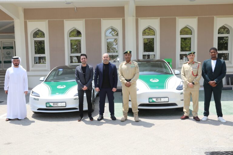 Dubai Police Fleet Welcomes New Tesla Model to Enhance Traffic Patrols