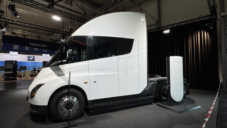 Tesla Semi Makes International Debut at German Trade Fair