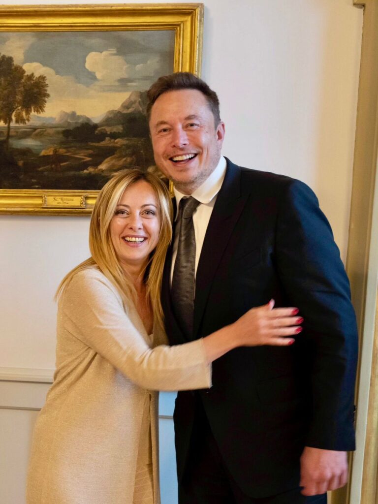 The strategic alliance: Giorgia Meloni and Elon Musk