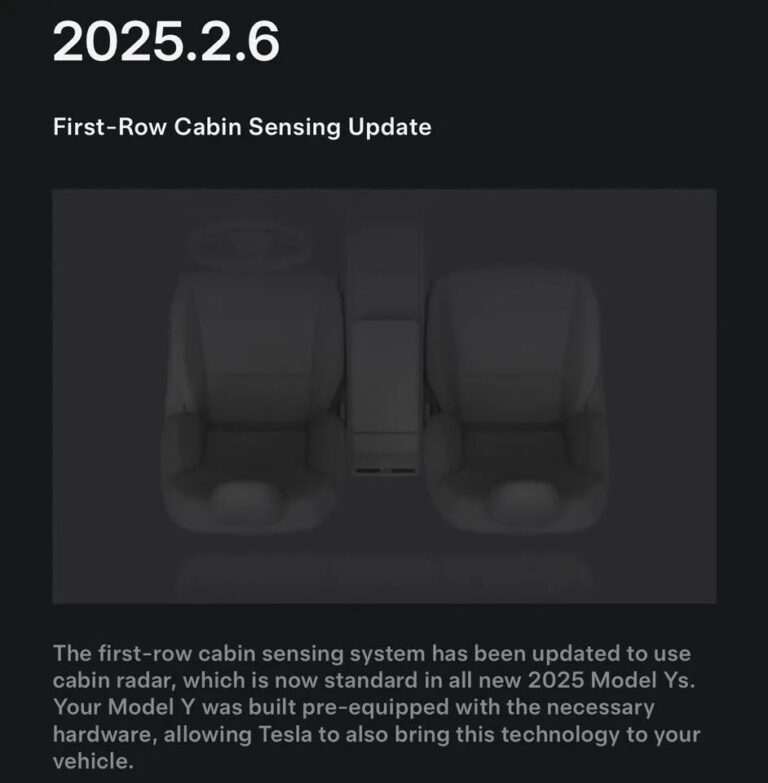 How Tesla’s Revived Cabin Radar Enhances Vehicle Safety and Experience