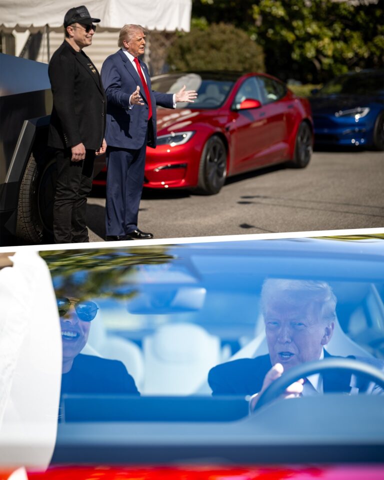 Elon Musk Delivers a Tesla Model S to Donald Trump: The President Goes Electric!